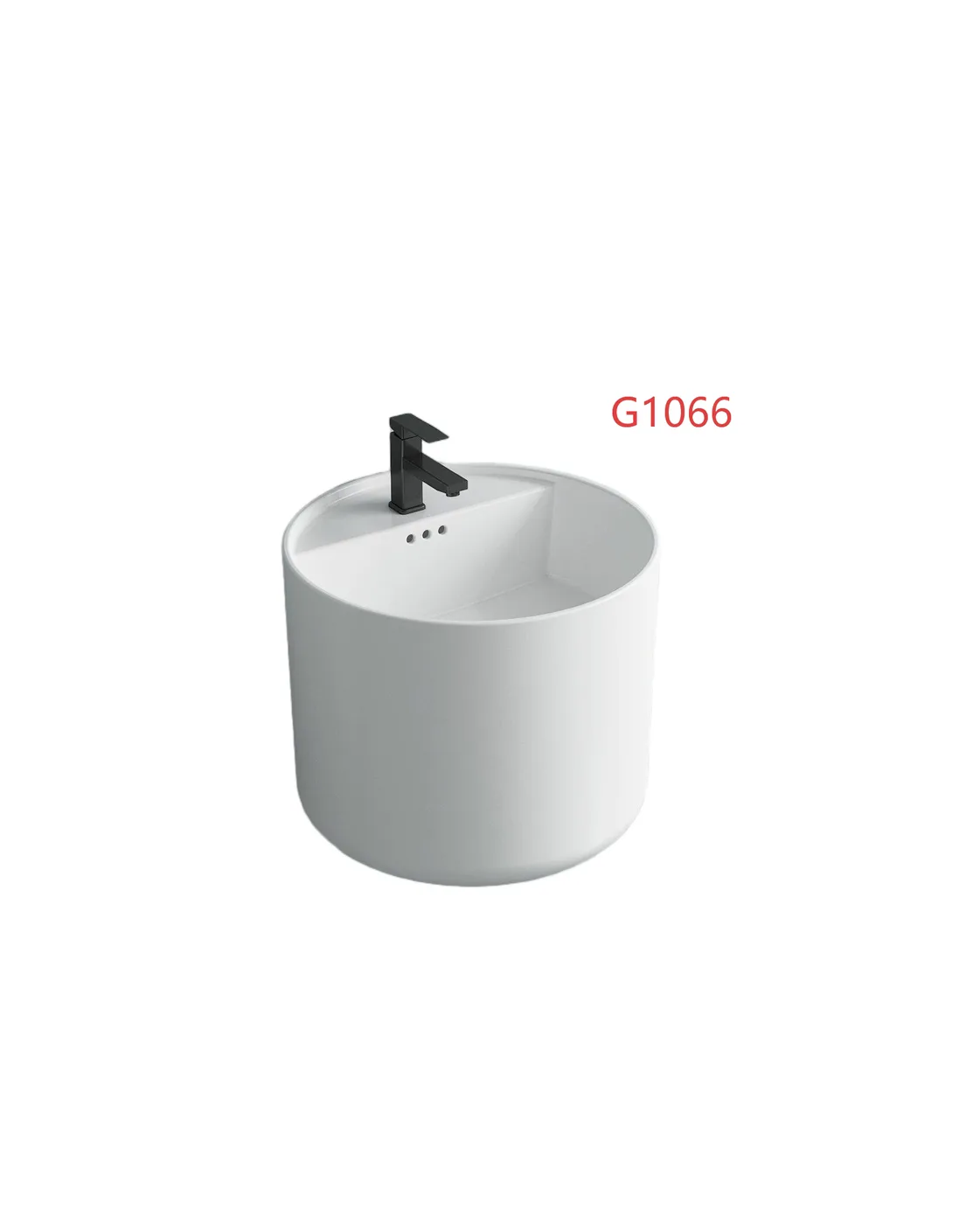 Раковина круглая на ножке G1066