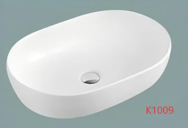 Раковина накладная овальная K1009